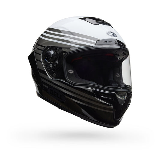 BELL Race Star DLX Flex Helm - Dash Gloss White/Black