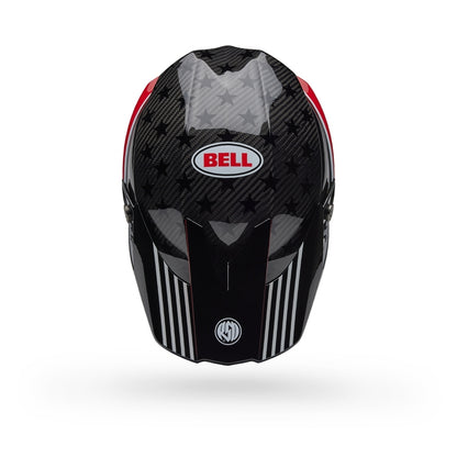BELL Moto-10 Spherical Helm - RSD Old Glory Gloss Red/Blue