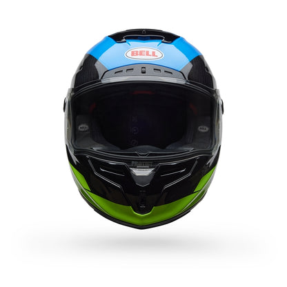 BELL Race Star DLX Flex Helm - Corsa Blue/Flo