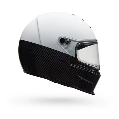 BELL Eliminator Carbon Helm - Diverge Matte/Gloss White/Black