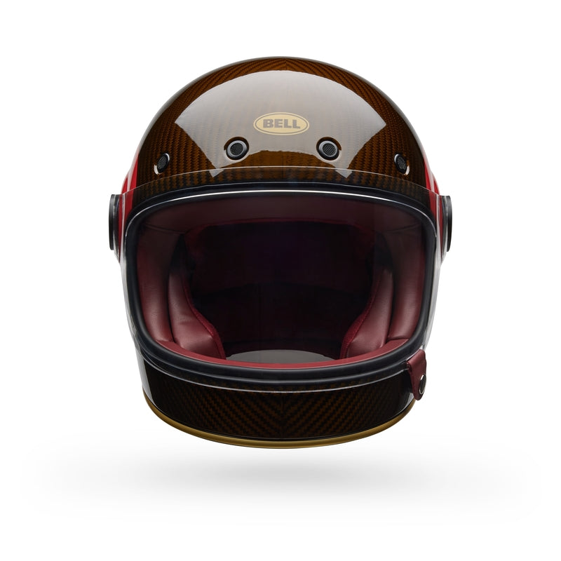 BELL Bullitt GT Carbon Helm - TT Gloss Red/Gold
