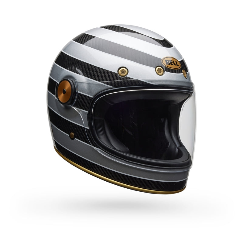 BELL Bullitt GT Carbon Helm - RSD Temple Gloss Black/Silver