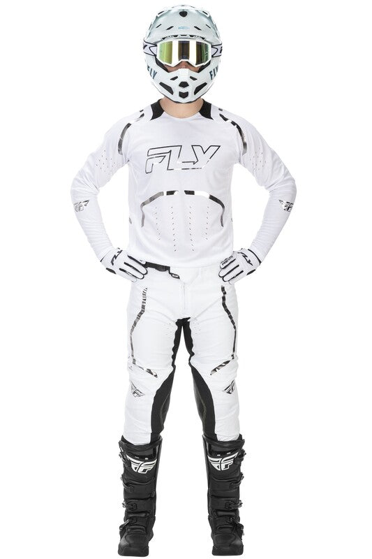 FLY RACING Evolution DST Flash L.E. Broek - Wit/Zilver