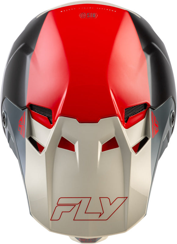 FLY RACING Formula CC Glide Helm - Grijs/Zwart