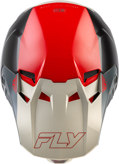 FLY RACING Formula CC Glide Helm - Grijs/Zwart
