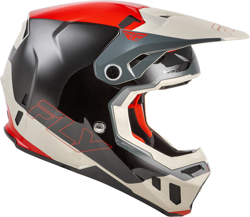 FLY RACING Formula CC Glide Helm - Grijs/Zwart