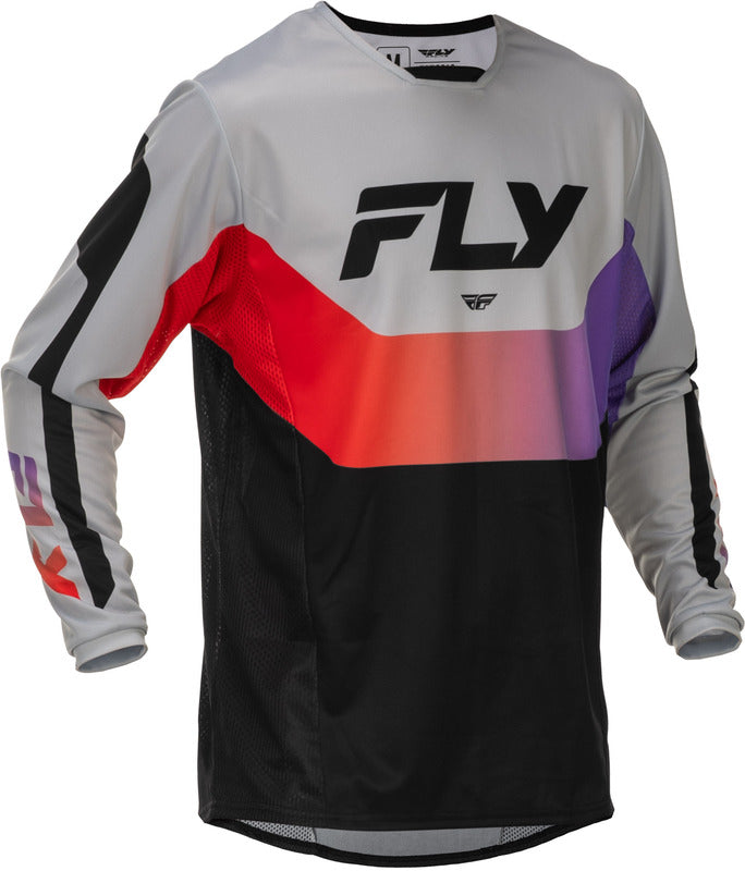 FLY RACING Kinetic Jersey - Zwart/Grijs