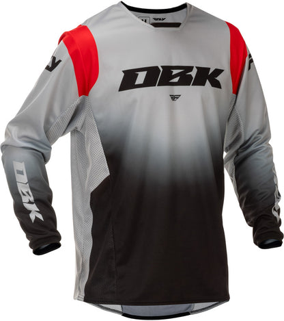 FLY RACING Kinetic DBK Special Edition Jersey - Grijs/Zwart/Rood
