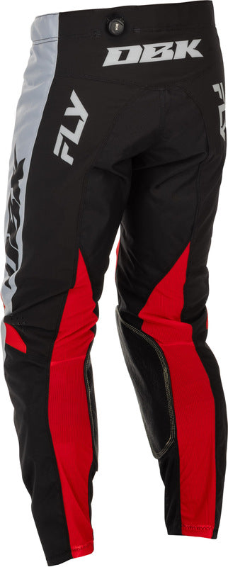 FLY RACING Kinetic DBK Broek - Grijs/Zwart/Rood