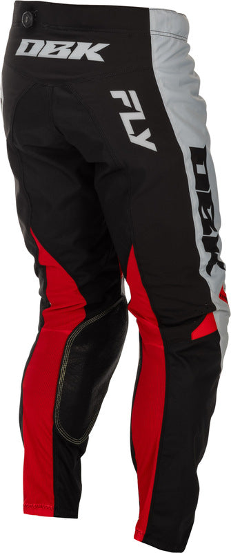 FLY RACING Kinetic DBK Broek - Grijs/Zwart/Rood