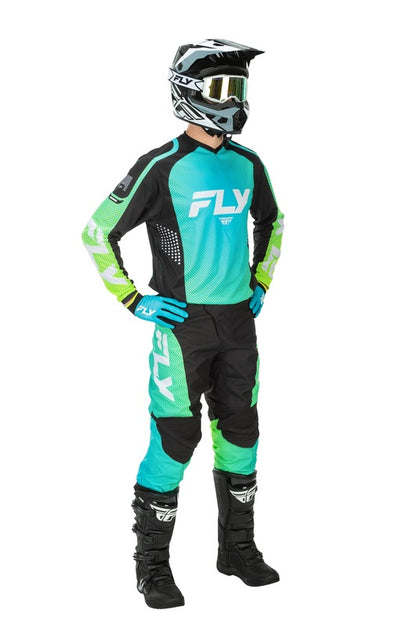 FLY RACING F-16 Broek - Zwart/Wit