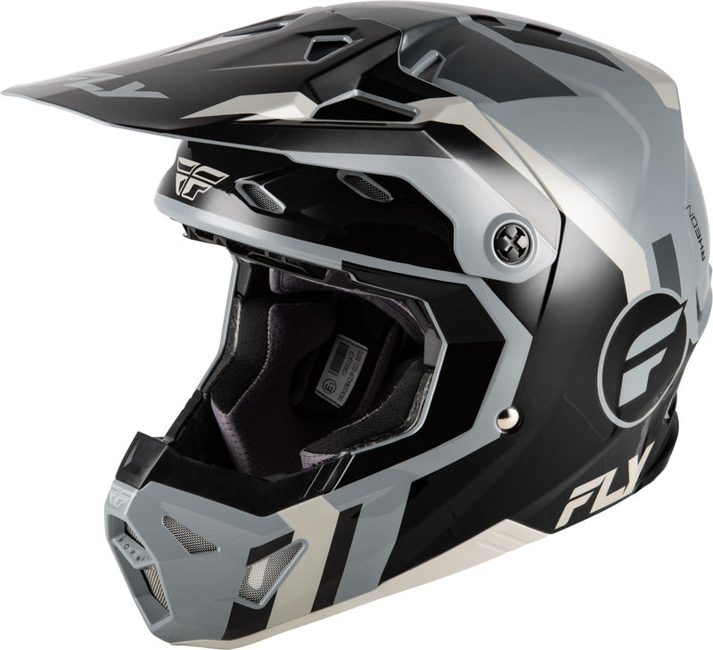 FLY RACING Formula CP Seal Helm - Zwart/Grijs
