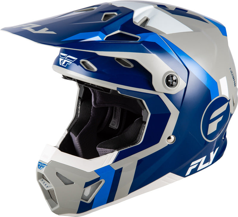 FLY RACING Formula CP Seal Helm - Zwart/Grijs