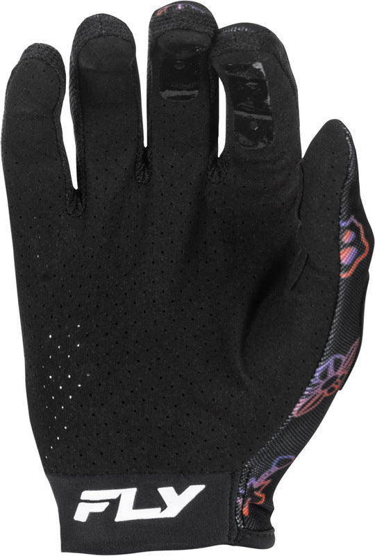 FLY RACING Lite Outline Special Edition Gloves - Paars/Blauw/Zwart