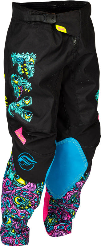 FLY RACING Kinetic Mutant Youth Kindermaat broek - Zwart/multi