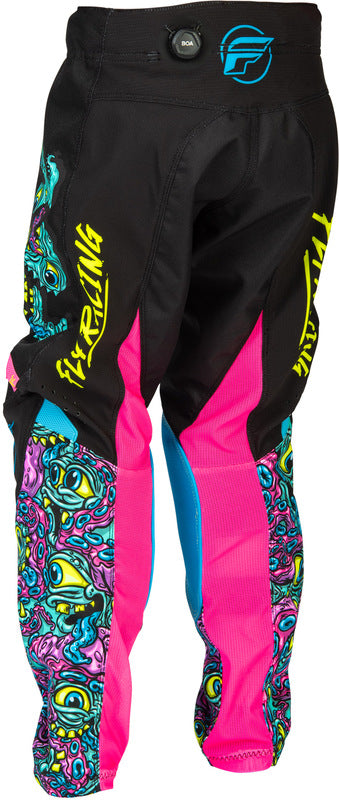 FLY RACING Kinetic Mutant Youth Kindermaat broek - Zwart/multi