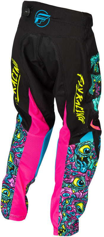 FLY RACING Kinetic Mutant Youth Kindermaat broek - Zwart/multi