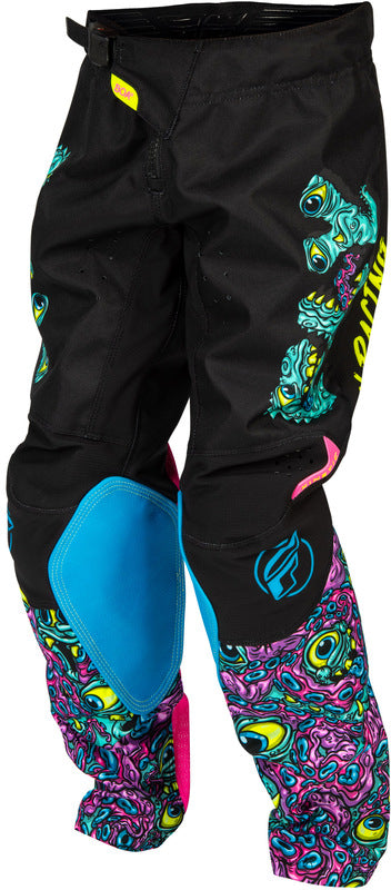 FLY RACING Kinetic Mutant Youth Kindermaat broek - Zwart/multi