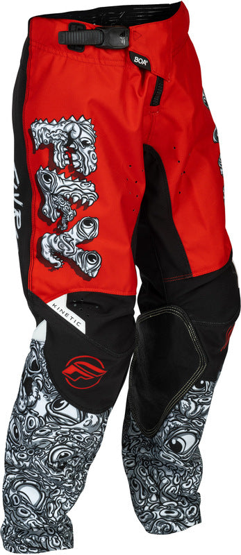 FLY RACING Kinetic Mutant Youth Kindermaat broek - Zwart/multi