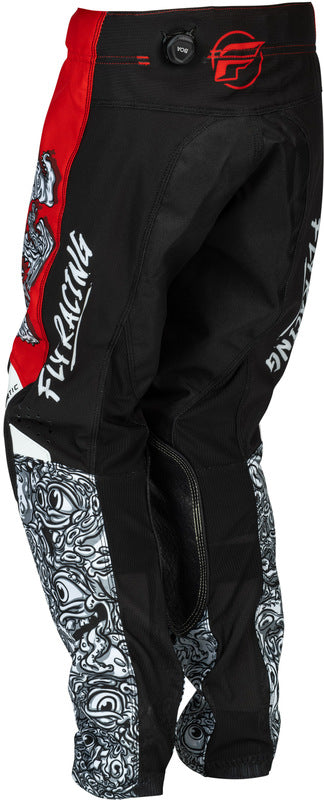 FLY RACING Kinetic Mutant Youth Kindermaat broek - Zwart/multi