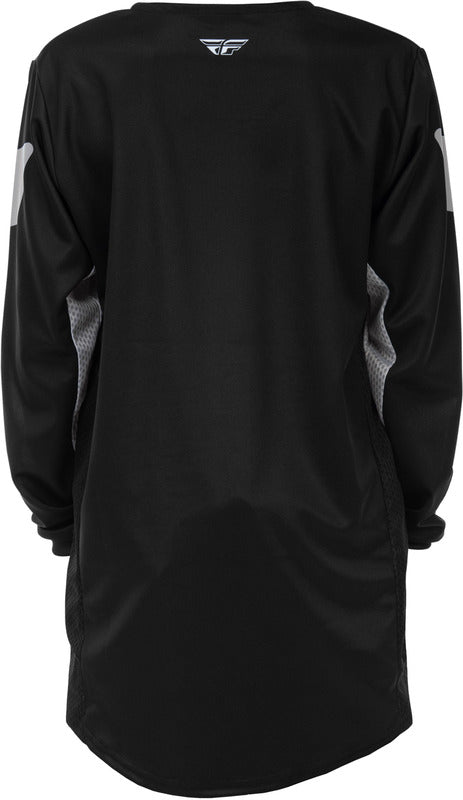 FLY RACING Kinetic Youth Kindermaat Jersey - Zwart/Grijs