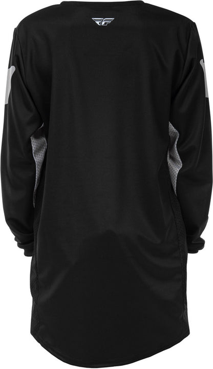 FLY RACING Kinetic Youth Kindermaat Jersey - Zwart/Grijs