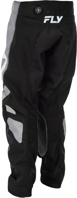 FLY RACING Kinetic Youth Kindermaat broek - Zwart/Grijs