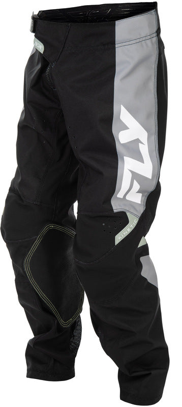FLY RACING Kinetic Youth Kindermaat broek - Zwart/Grijs