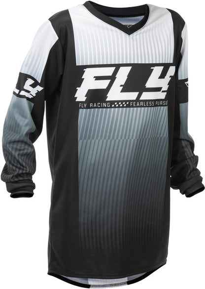 FLY RACING F-16 Youth Kindermaat Jersey - Zwart/Wit