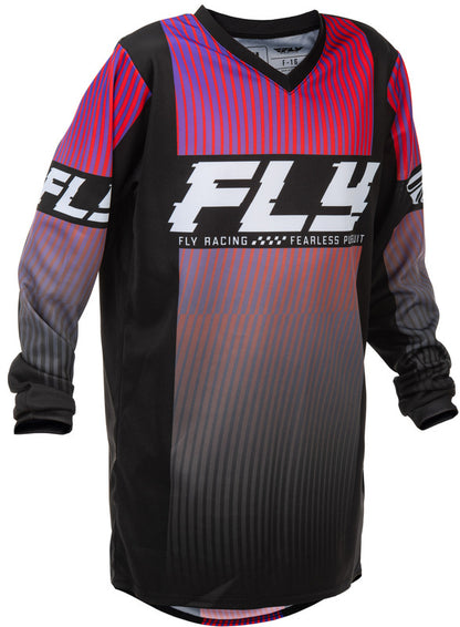 FLY RACING F-16 Youth Kindermaat Jersey - Zwart/Wit