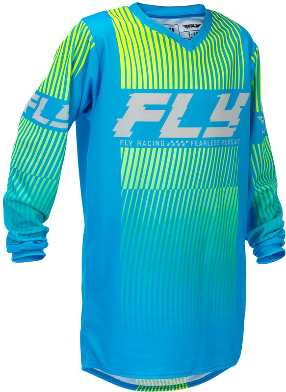 FLY RACING F-16 Youth Kindermaat Jersey - Zwart/Wit