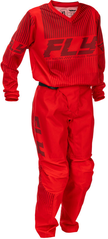 FLY RACING F-16 Youth Kindermaat broek - Zwart/Wit