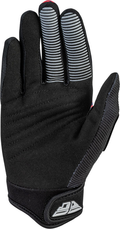 FLY RACING F-16 Youth Kindermaat handschoenen - Zwart/Wit