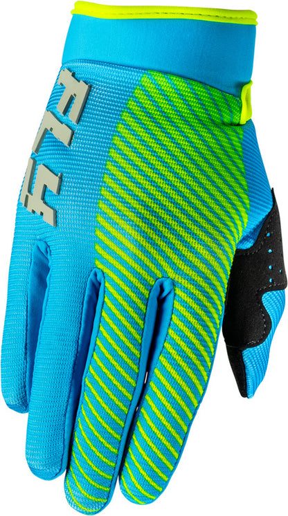 FLY RACING F-16 Youth Kindermaat handschoenen - Zwart/Wit