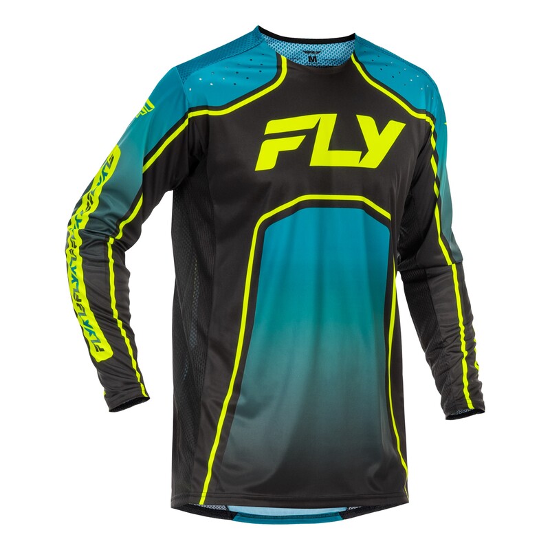 FLY RACING Rayce MTB Youth Kindermaat Jersey - Zwart/Wit