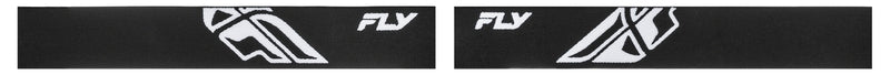 FLY RACING Focus Crossbril Zwart/Wit met heldere Lens