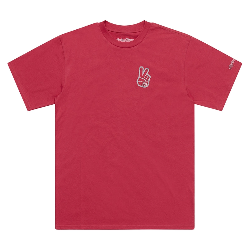 TROY LEE DESIGNS Peace Out T-Shirt - Fuchsia