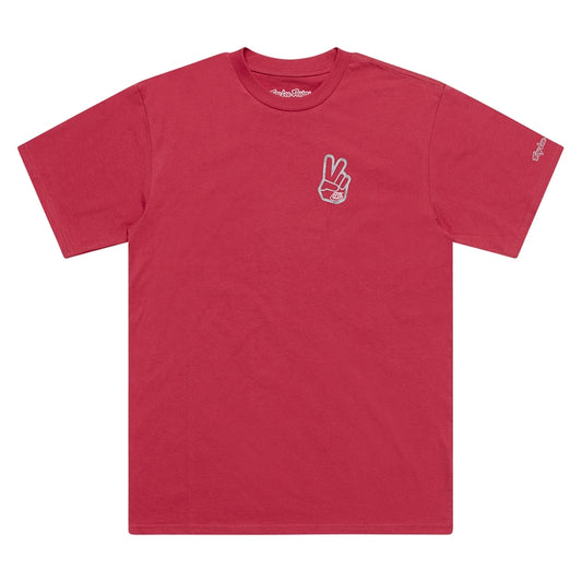 TROY LEE DESIGNS Peace Out T-Shirt - Fuchsia