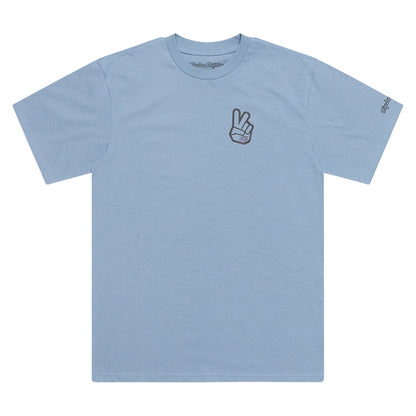 TROY LEE DESIGNS Peace Out T-Shirt - Fuchsia