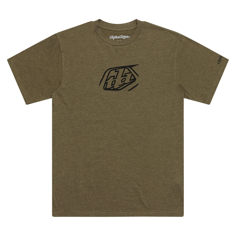 TROY LEE DESIGNS Badge T-Shirt - Olive Heater