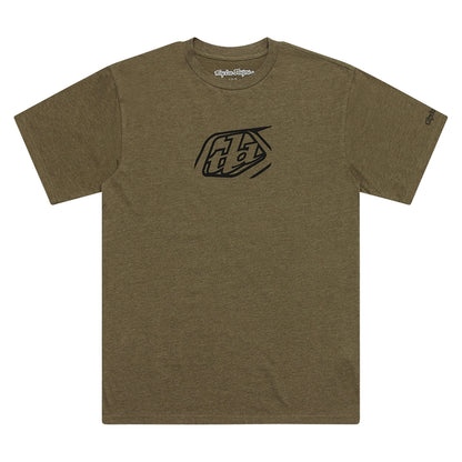 TROY LEE DESIGNS Badge T-Shirt - Olive Heater