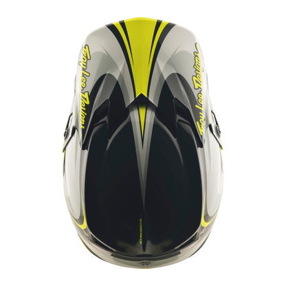 TROY LEE DESIGNS GP Pro Crossover Helm - Grijs/Geel