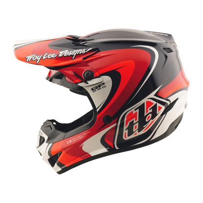 TROY LEE DESIGNS GP Pro Crossover Helm - Grijs/Geel