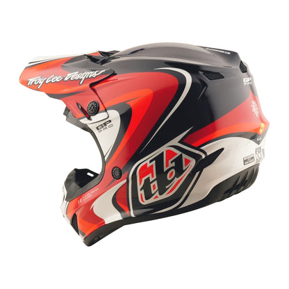 TROY LEE DESIGNS GP Pro Crossover Helm - Grijs/Geel