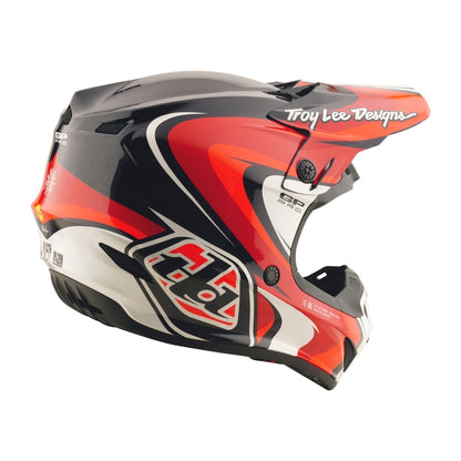 TROY LEE DESIGNS GP Pro Crossover Helm - Grijs/Geel