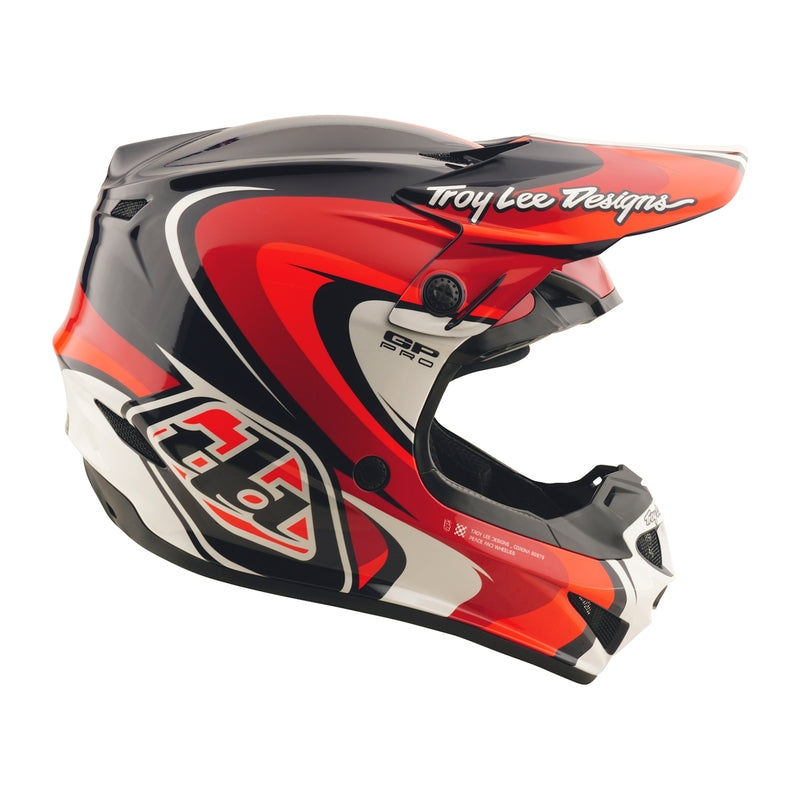 TROY LEE DESIGNS GP Pro Crossover Helm - Grijs/Geel