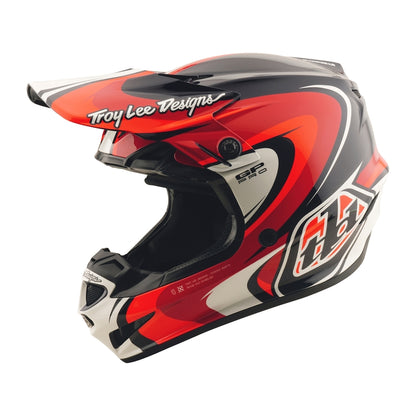 TROY LEE DESIGNS GP Pro Crossover Helm - Grijs/Geel