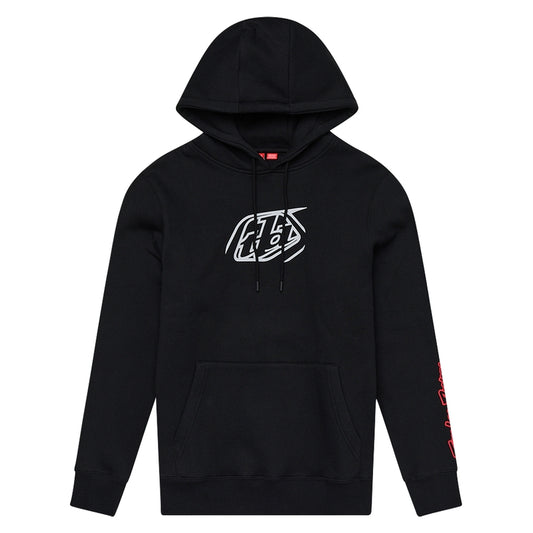 TROY LEE DESIGNS Badge Kindermaat hoodie - Zwart