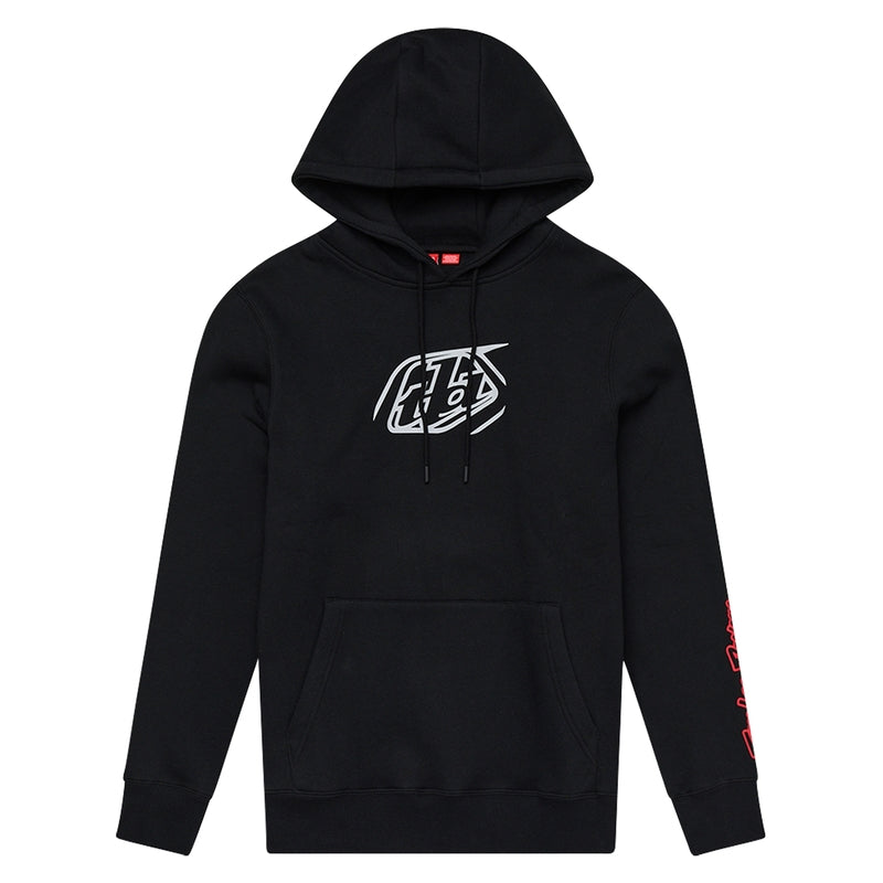 TROY LEE DESIGNS Badge Kindermaat hoodie - Zwart