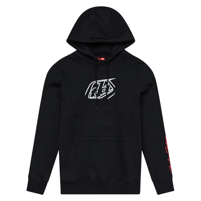 TROY LEE DESIGNS Badge Kindermaat hoodie - Zwart